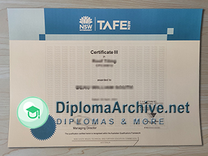 TAFE NSW III certificate