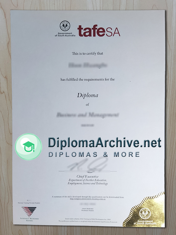 TAFE South Australia diploma