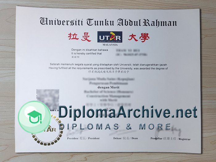 Universiti Tunku Abdul Rahman diploma