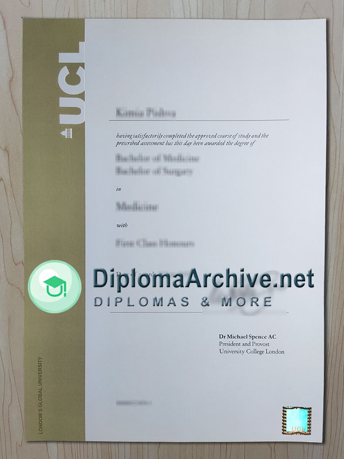 University College London diploma