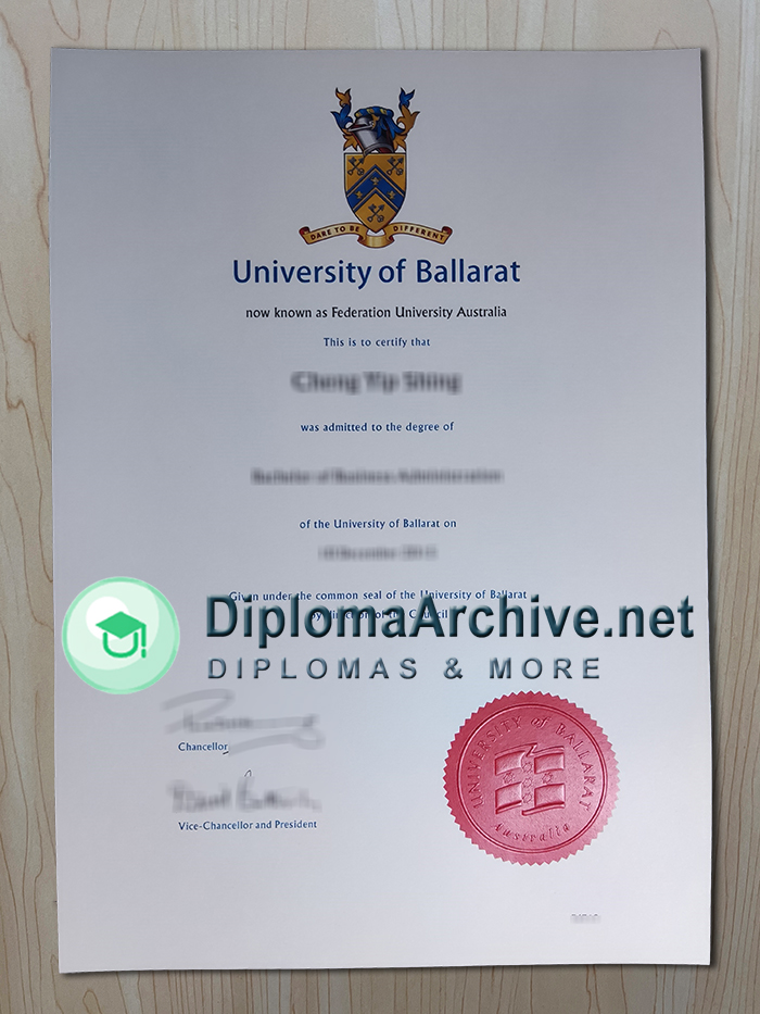 University of Ballarat diploma