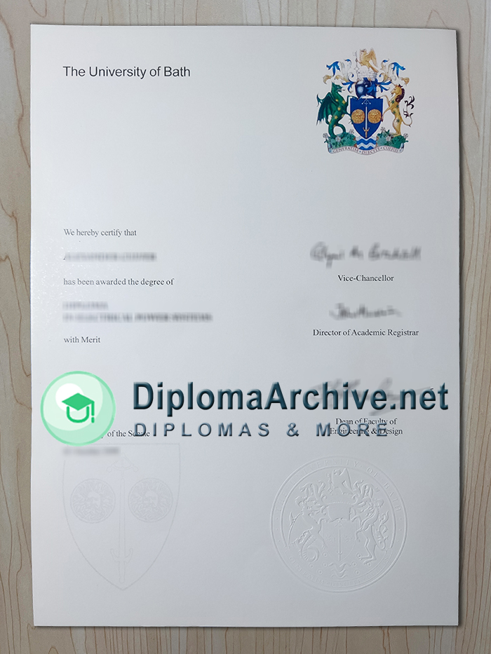 University of Bath degree
