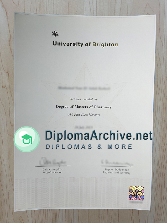 University of Brighton degree