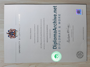 University of Central Lancashire diploma