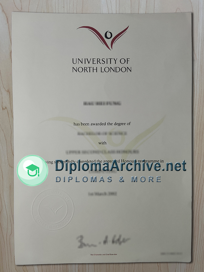 University of North London diploma