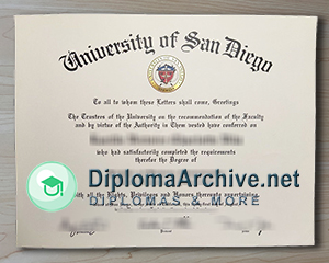 University of San Diego degree