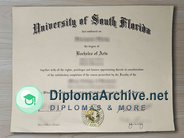 University of South Florida degree