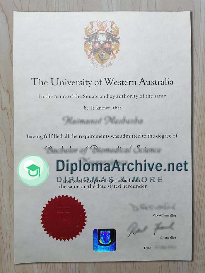 University of Western Australia diploma