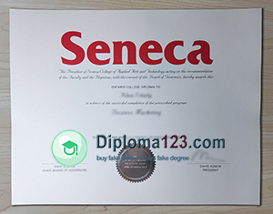 Seneca College diploma-f