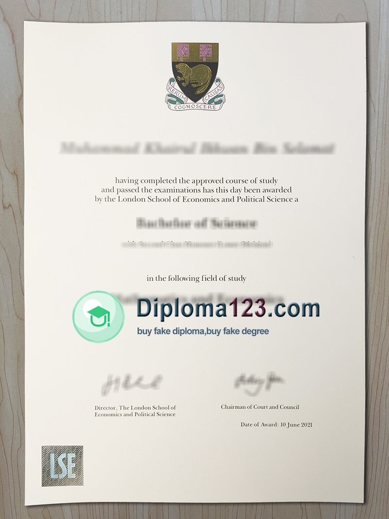 London School of Economics diploma