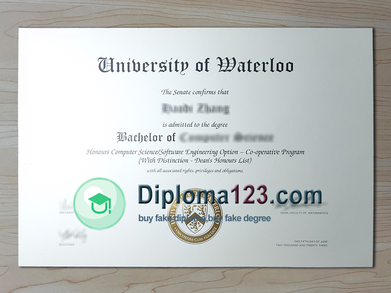 University of Waterloo diploma